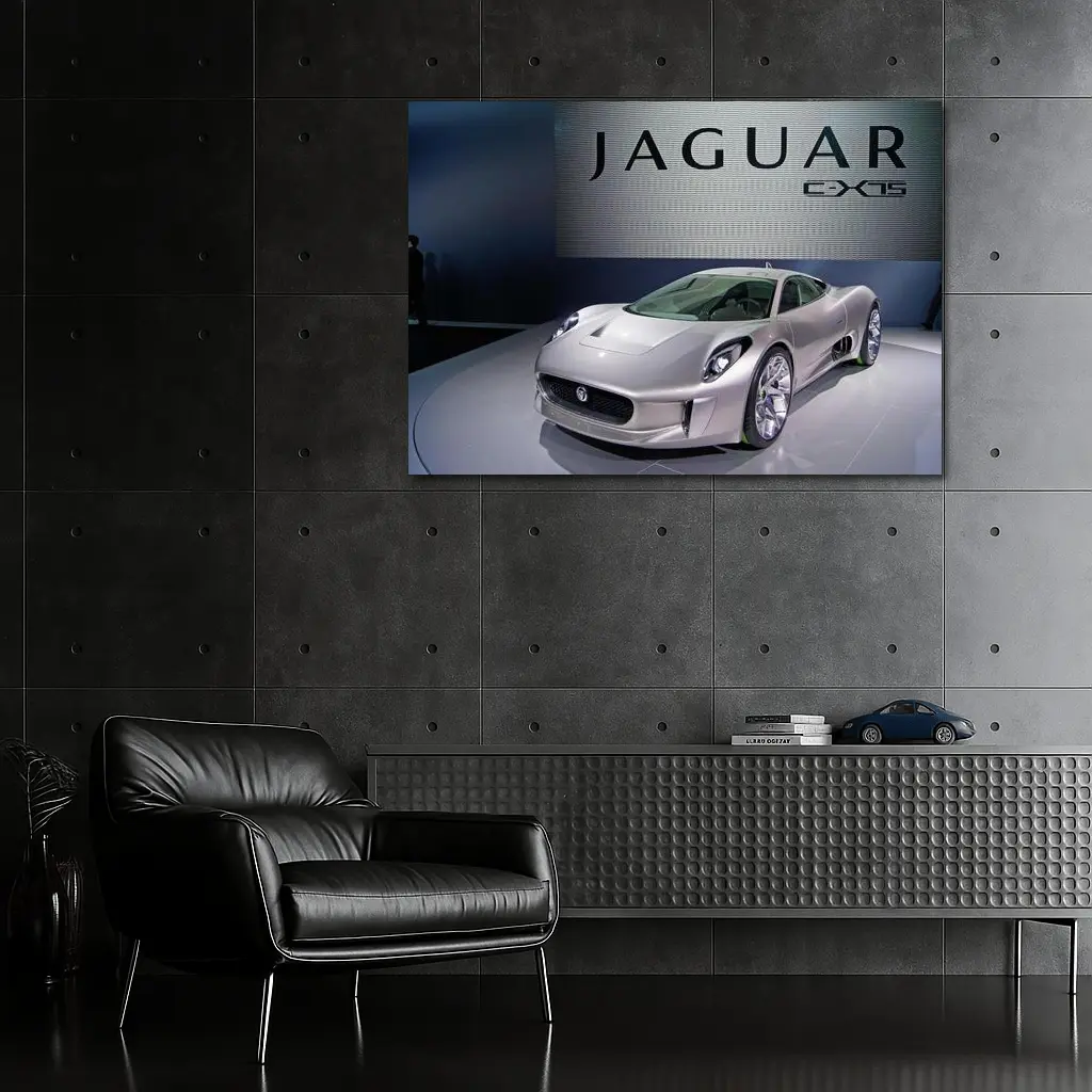 Jaguar CX75 Concept Car Auto Show – Wall Art