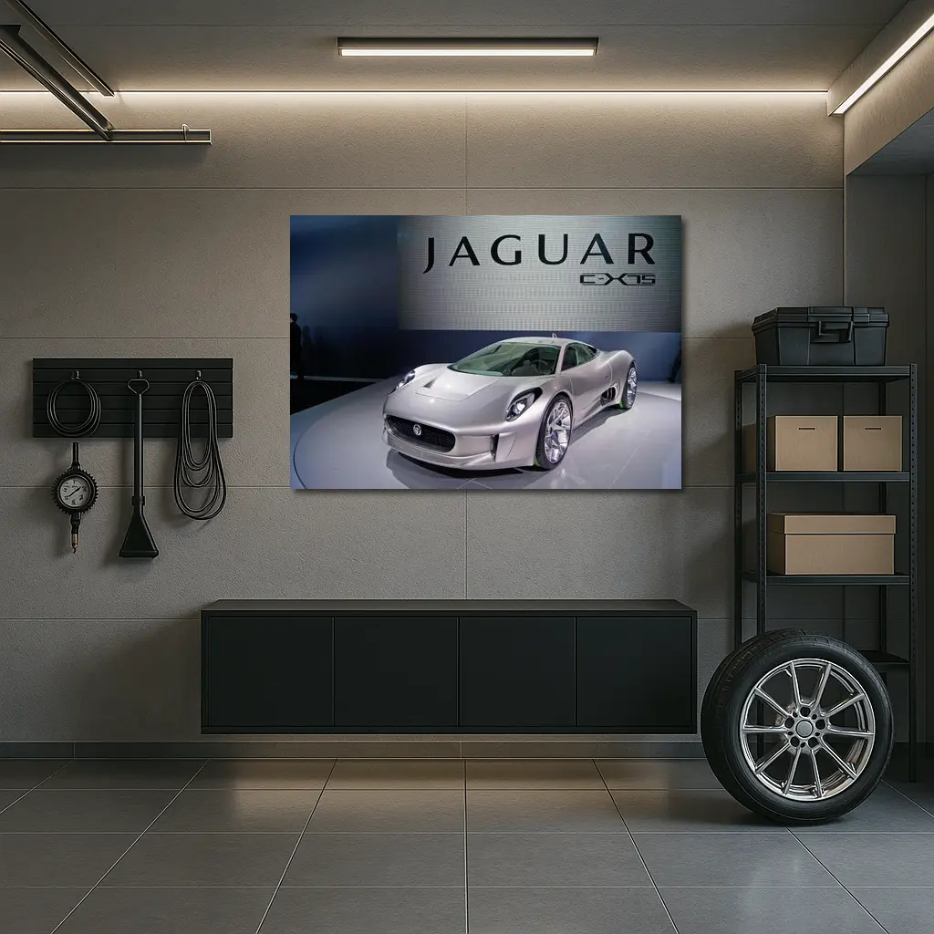 Jaguar CX75 Concept Car Auto Show – Wall Art