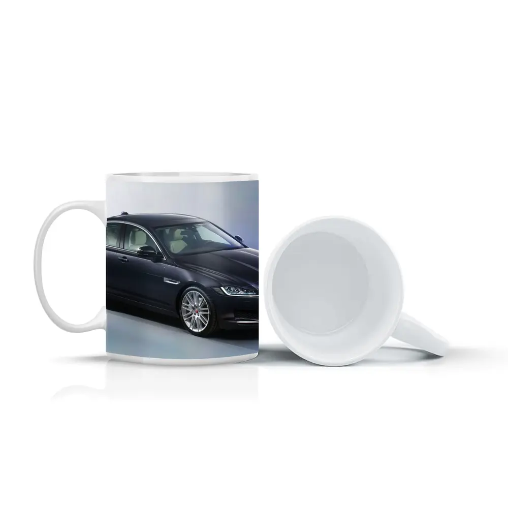 Jaguar XF Dark Blue Studio Shot – Mugs