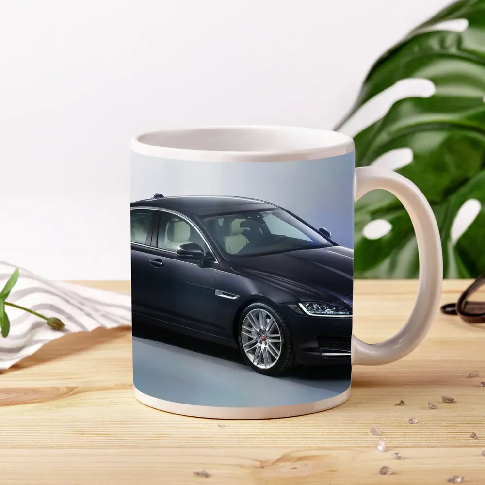 Jaguar XF Dark Blue Studio Shot – Mugs