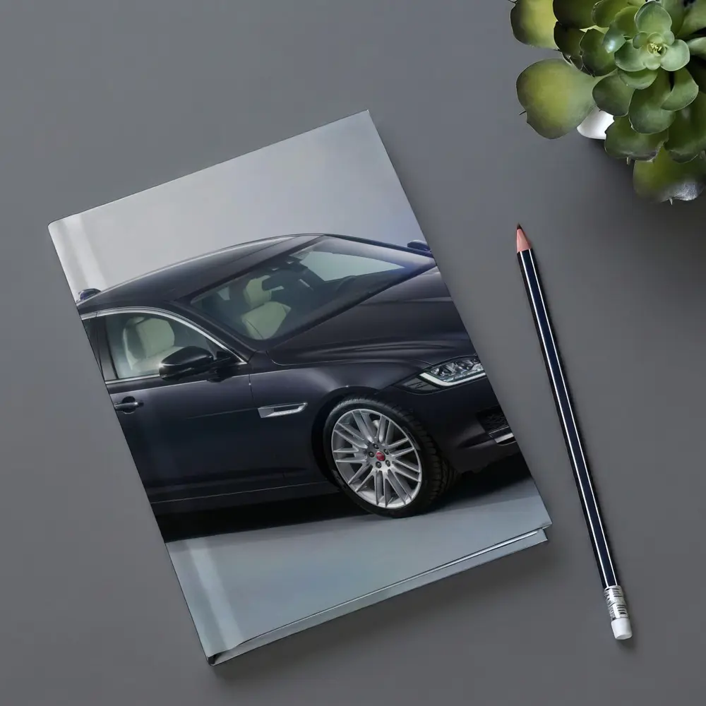 Jaguar XF Dark Blue Studio Shot – Notebooks