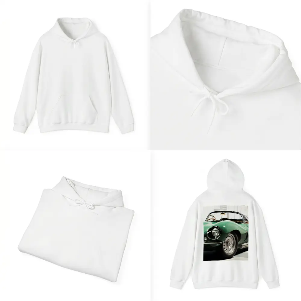 Jaguar XKSS Classic Roadster British Racing Green – Hoodies