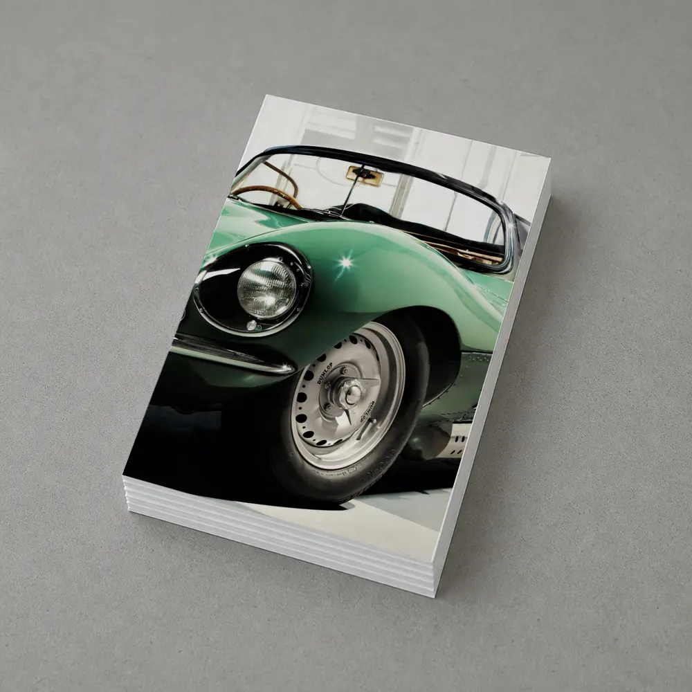 Jaguar XKSS Classic Roadster British Racing Green – Postcards