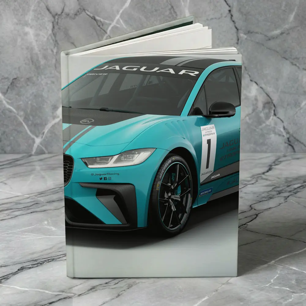 Jaguar I-Pace Electric Race Car Teal – Notebooks