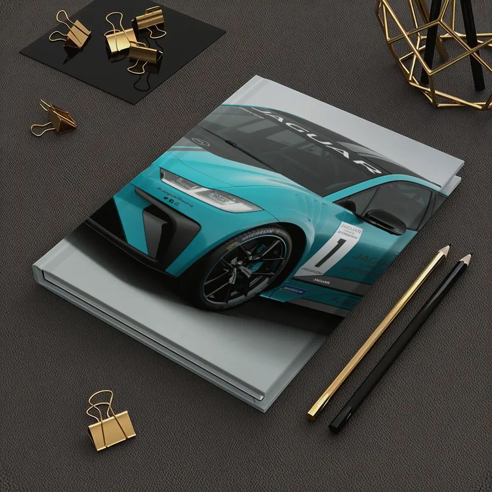 Jaguar I-Pace Electric Race Car Teal – Notebooks