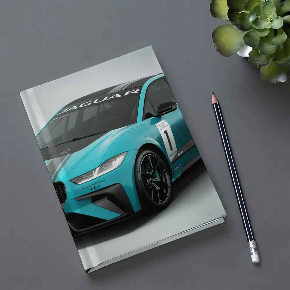 Jaguar I-Pace Electric Race Car Teal – Notebooks