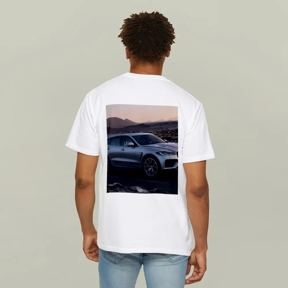 Jaguar F-Pace SVR Silver Desert Road – T-Shirts