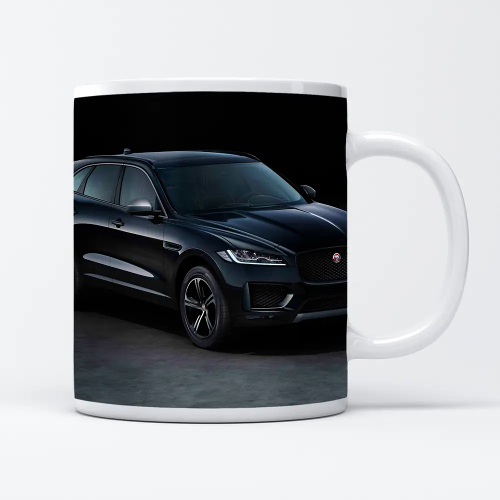 Jaguar F-Pace Dark Studio Shot – Mugs