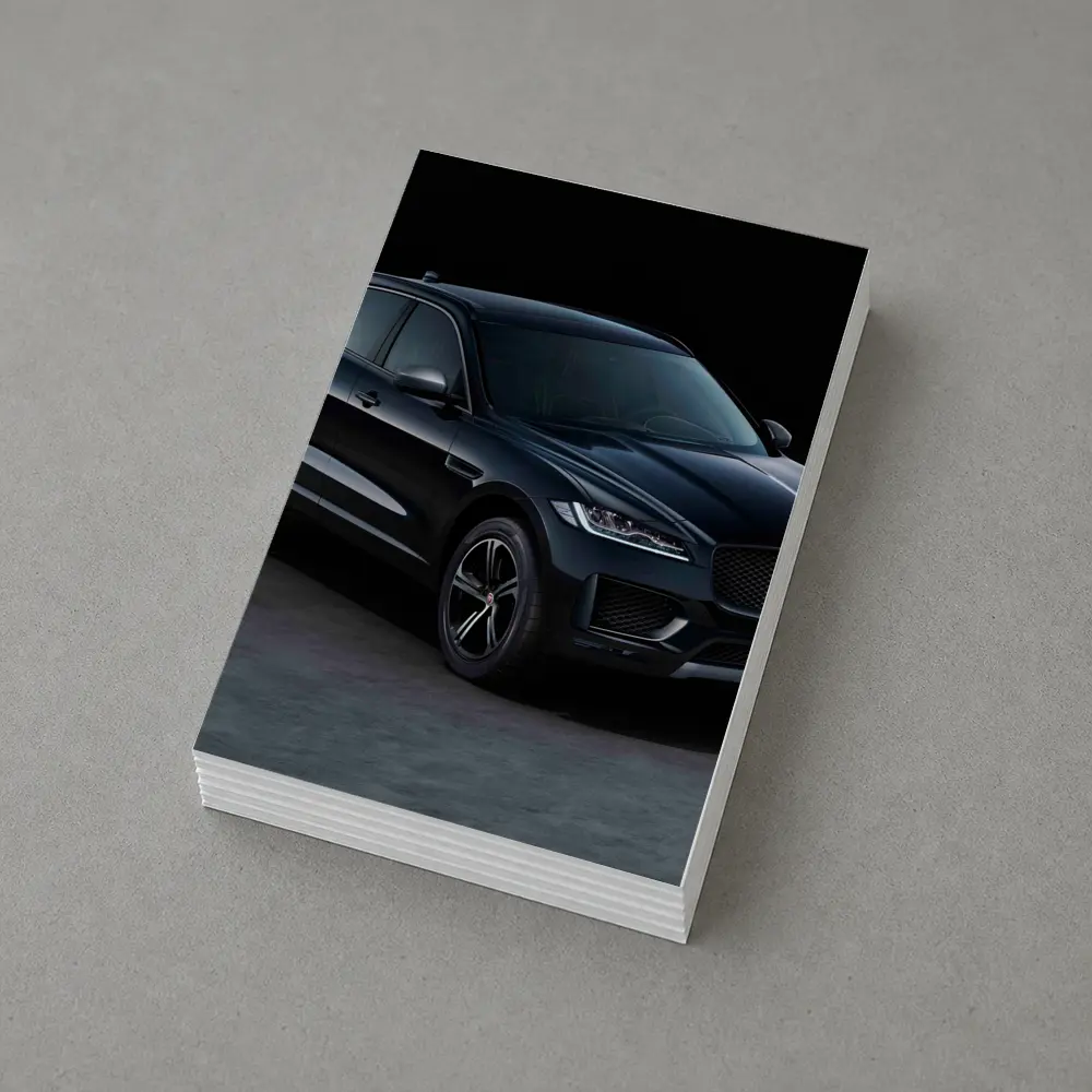 Jaguar F-Pace Dark Studio Shot – Postcards