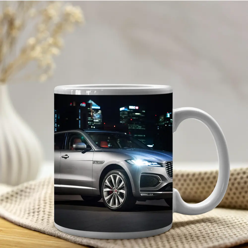 Jaguar F-Pace Silver SUV Night City – Mugs