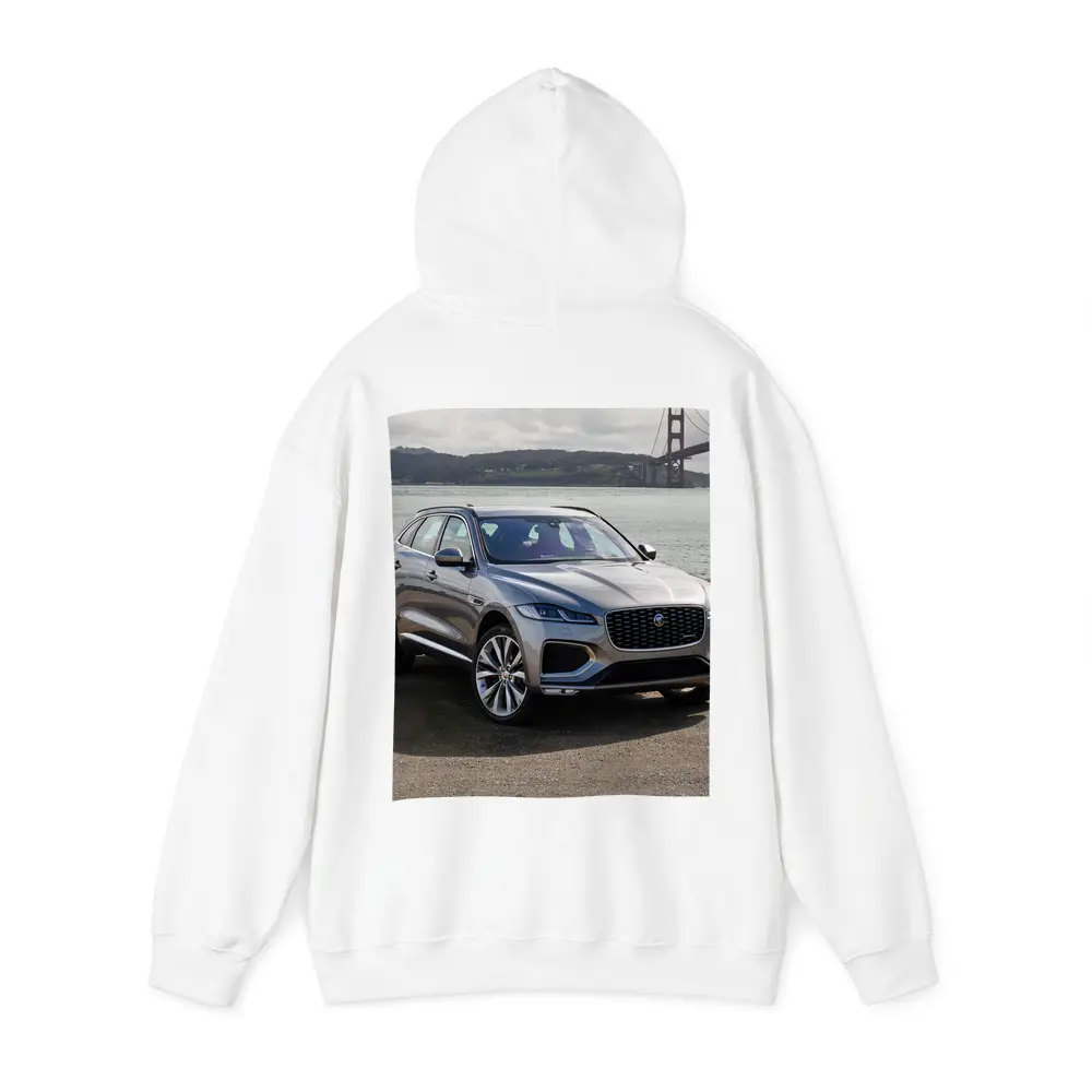 Jaguar F-Pace Silver SUV Golden Gate Bridge – Hoodies