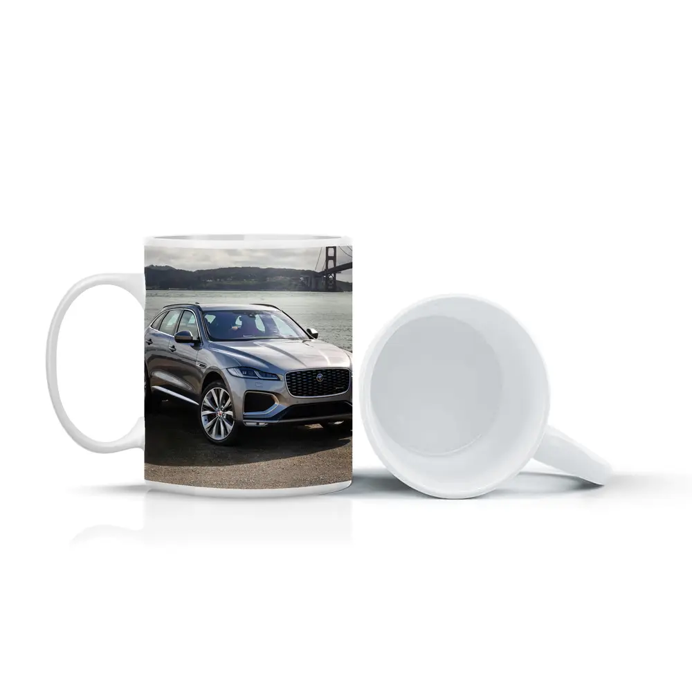 Jaguar F-Pace Silver SUV Golden Gate Bridge – Mugs