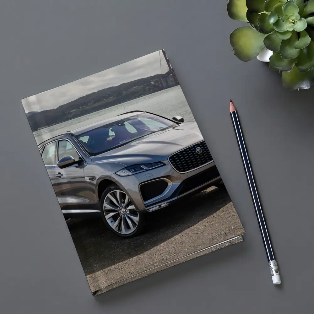 Jaguar F-Pace Silver SUV Golden Gate Bridge – Notebooks