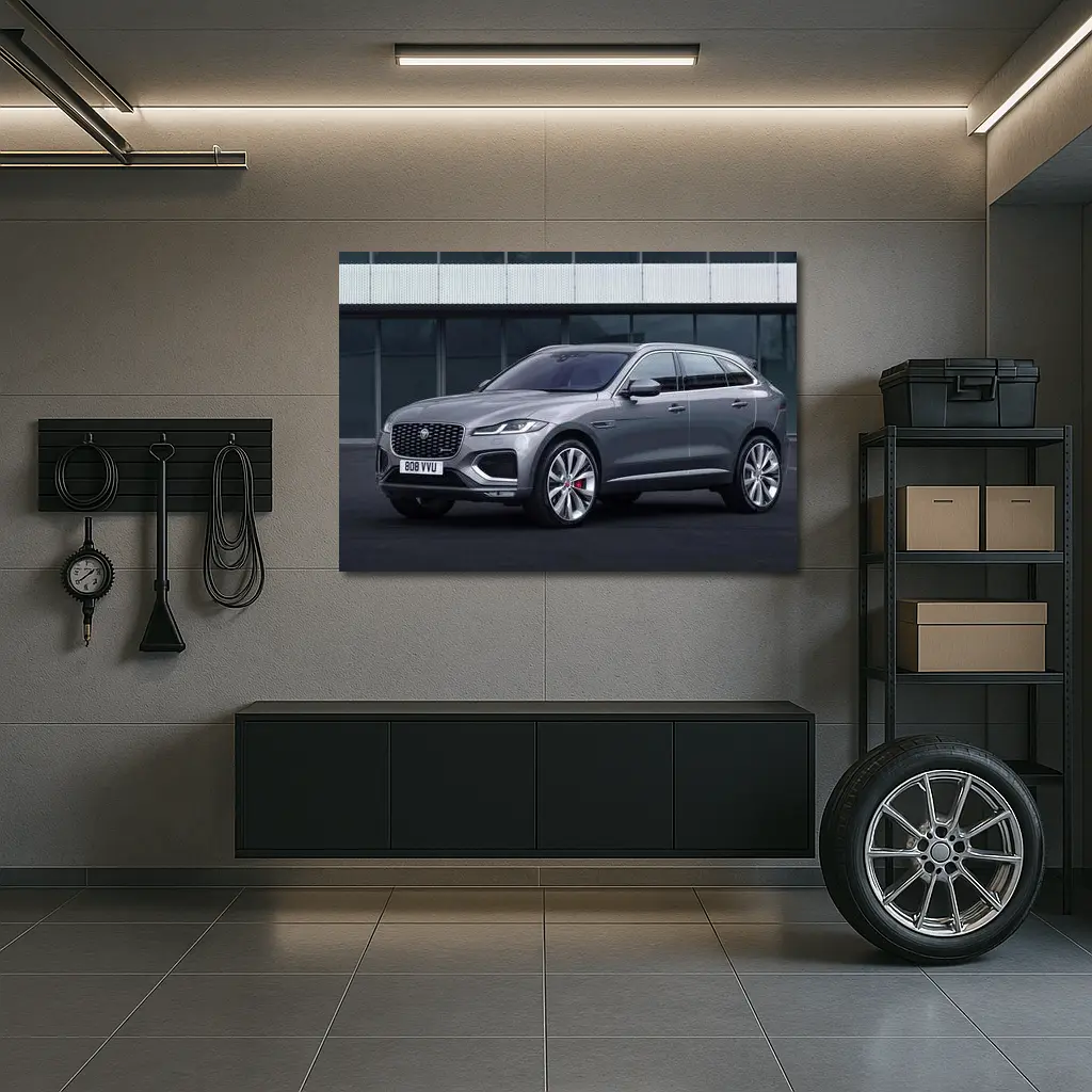 Jaguar F-Pace R-Dynamic Gray Urban Setting – Wall Art