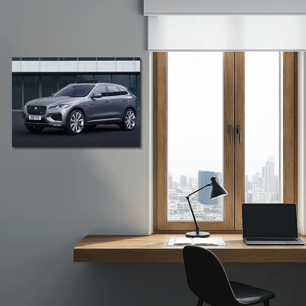 Jaguar F-Pace R-Dynamic Gray Urban Setting – Wall Art