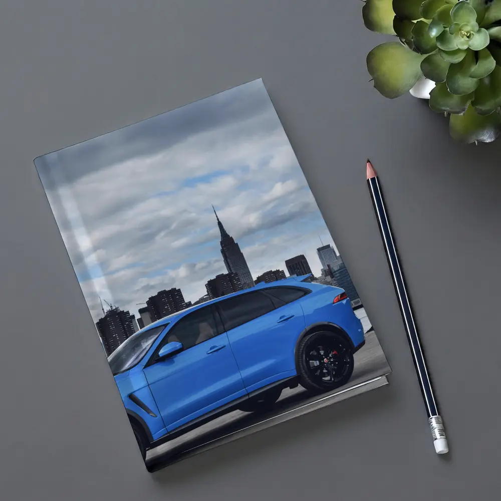 Jaguar F-Pace SVR Blue New York Skyline – Notebooks