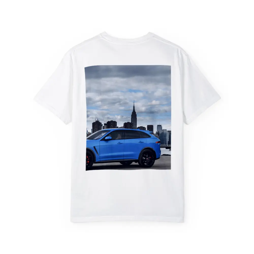 Jaguar F-Pace SVR Blue New York Skyline – T-Shirts