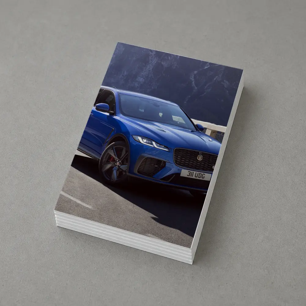 Jaguar F-Pace SVR Blue Mountain Road – Postcards