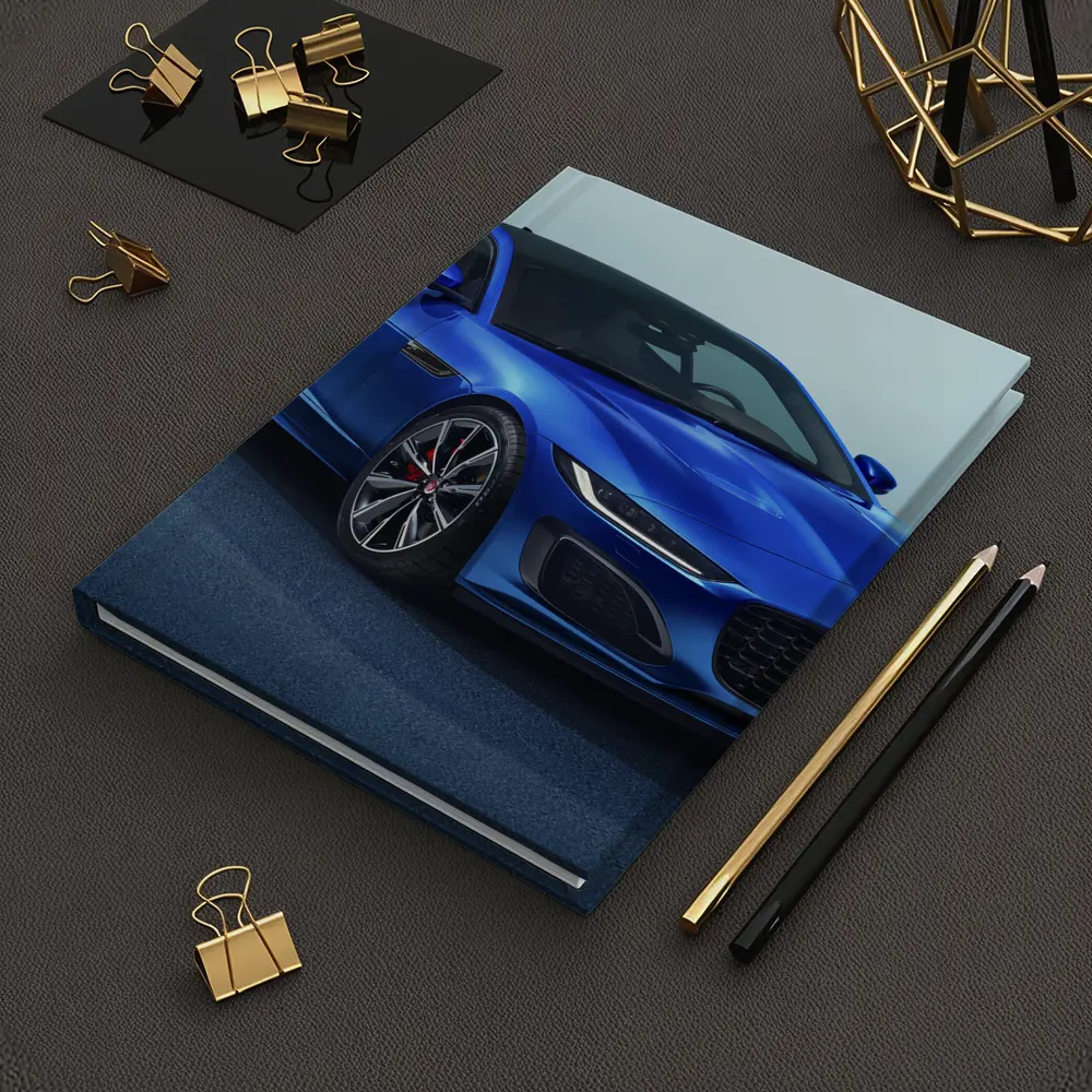 Jaguar F-Type Coupe Blue Studio Shot – Notebooks