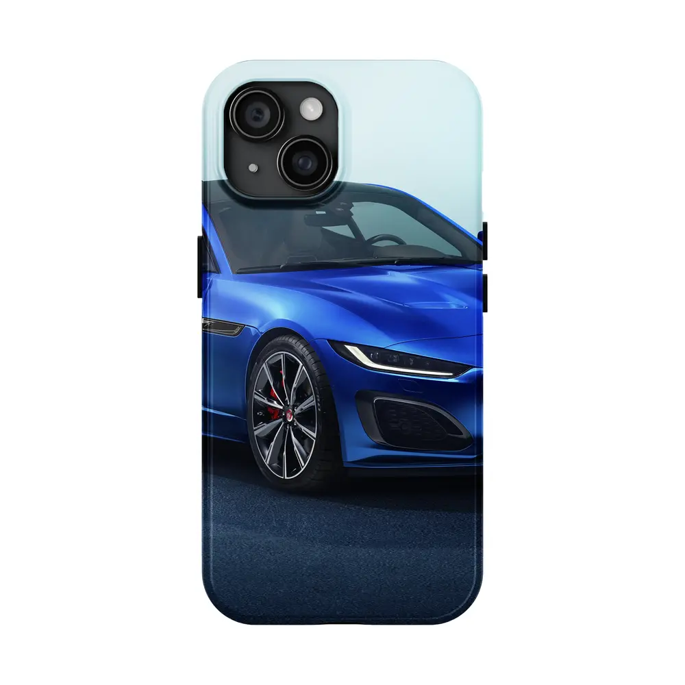 Jaguar F-Type Coupe Blue Studio Shot – Cases