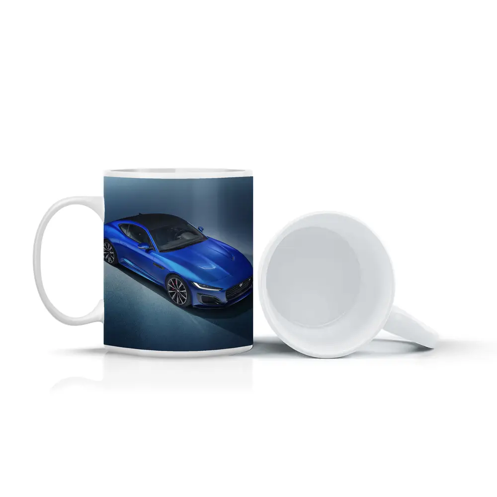 Jaguar F-Type R Coupe Blue Studio – Mugs