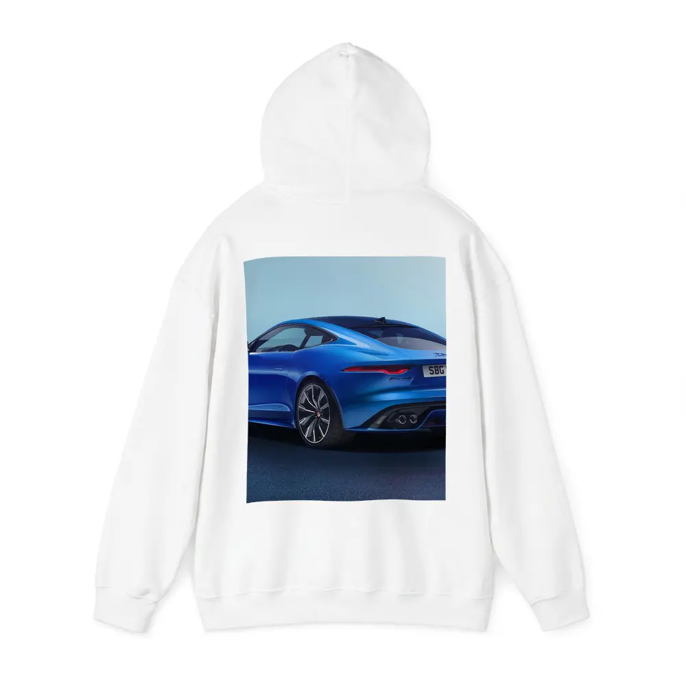 Jaguar F-Type Coupe Blue Studio Shot – Hoodies