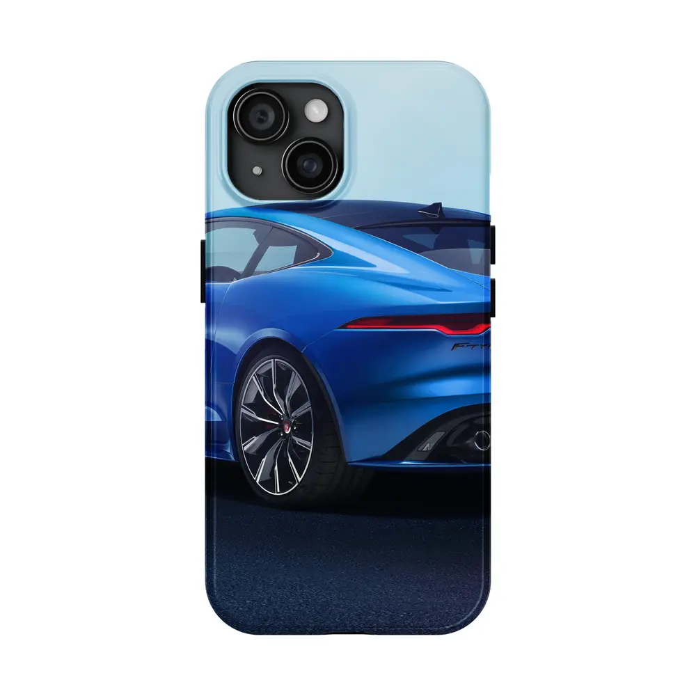 Jaguar F-Type Coupe Blue Studio Shot – Cases