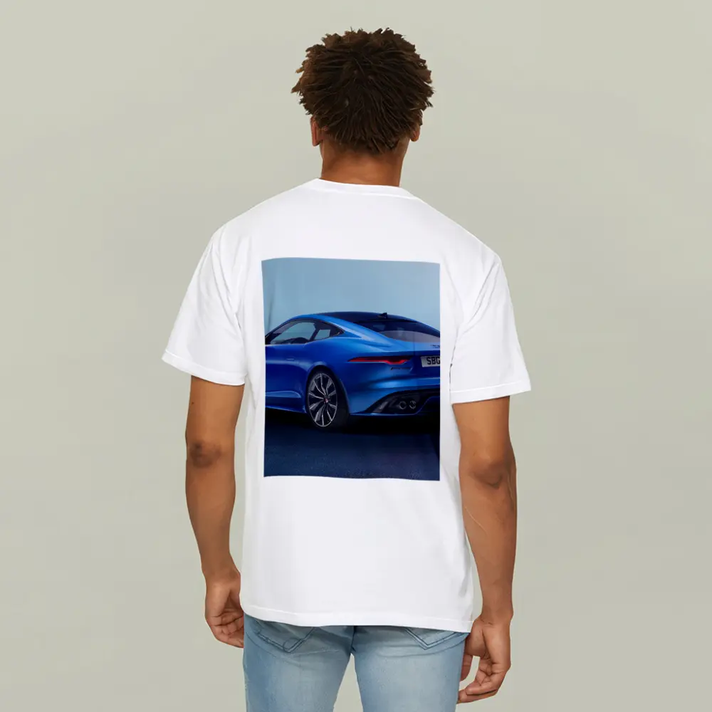 Jaguar F-Type Coupe Blue Studio Shot – T-Shirts