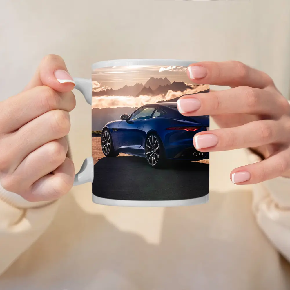 Jaguar F-Type Coupe Blue Mountain Sunset – Mugs