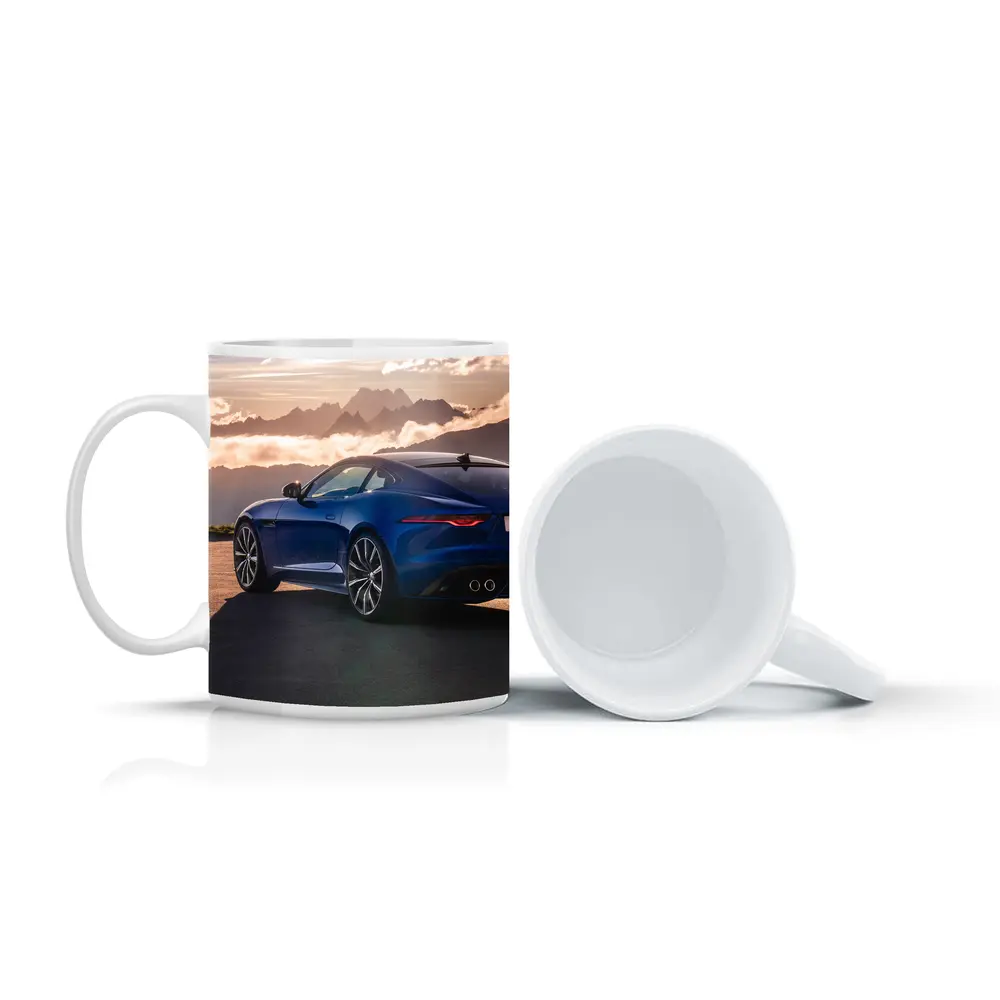 Jaguar F-Type Coupe Blue Mountain Sunset – Mugs