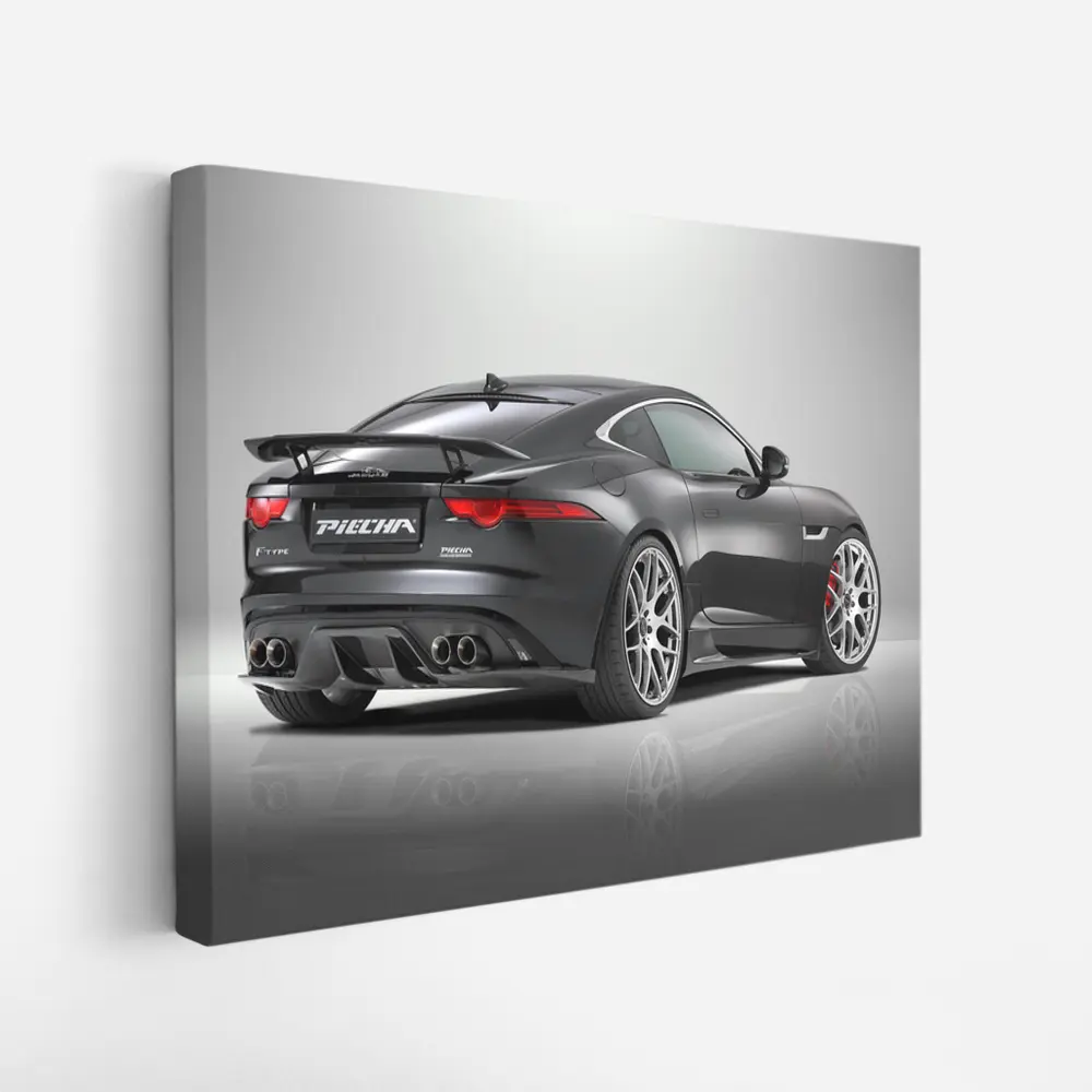 Jaguar F-Type Dark Gray Studio Shot – Wall Art