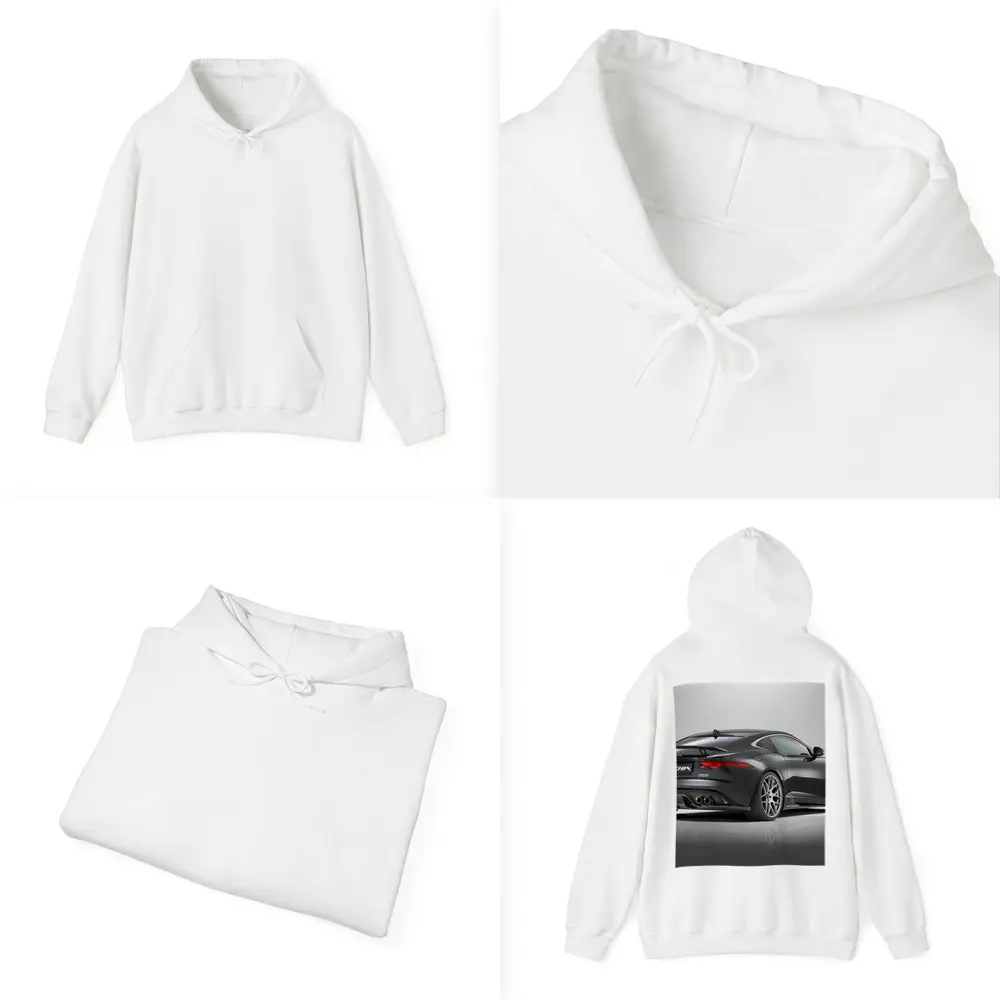 Jaguar F-Type Dark Gray Studio Shot – Hoodies