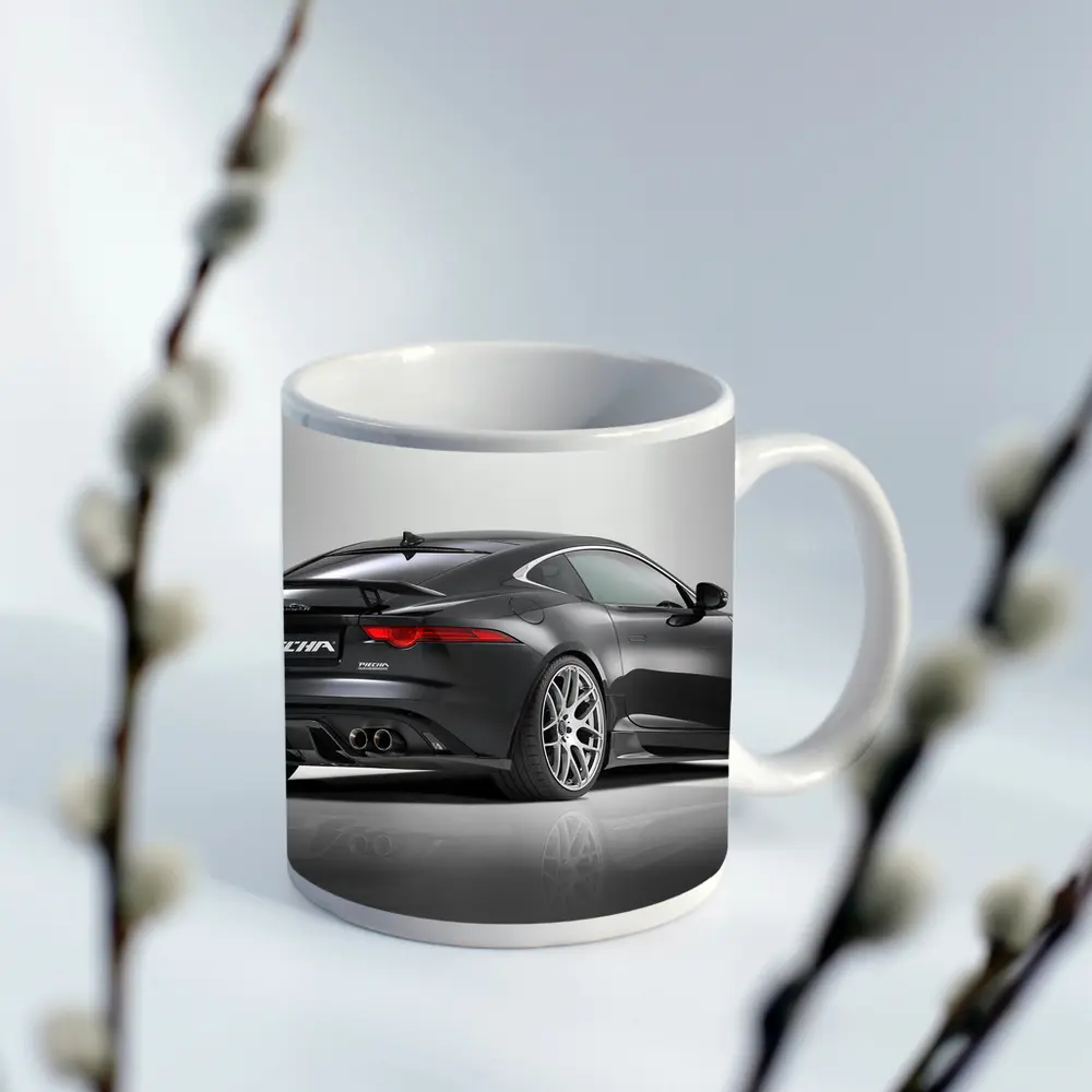 Jaguar F-Type Dark Gray Studio Shot – Mugs