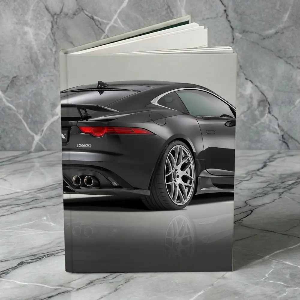 Jaguar F-Type Dark Gray Studio Shot – Notebooks