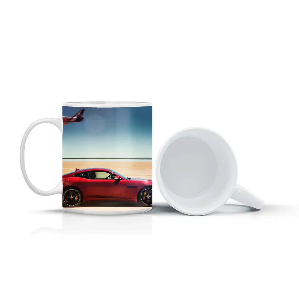 Jaguar F-Type Red Car Jet Desert – Mugs