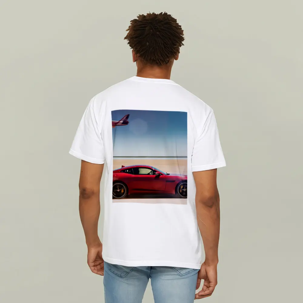 Jaguar F-Type Red Car Jet Desert – T-Shirts