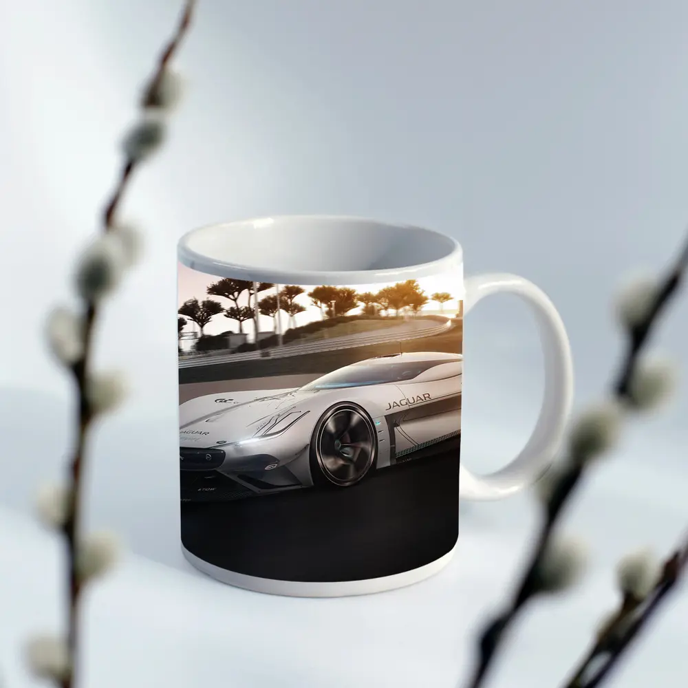 Jaguar Vision Gran Turismo SV Racing Track – Mugs