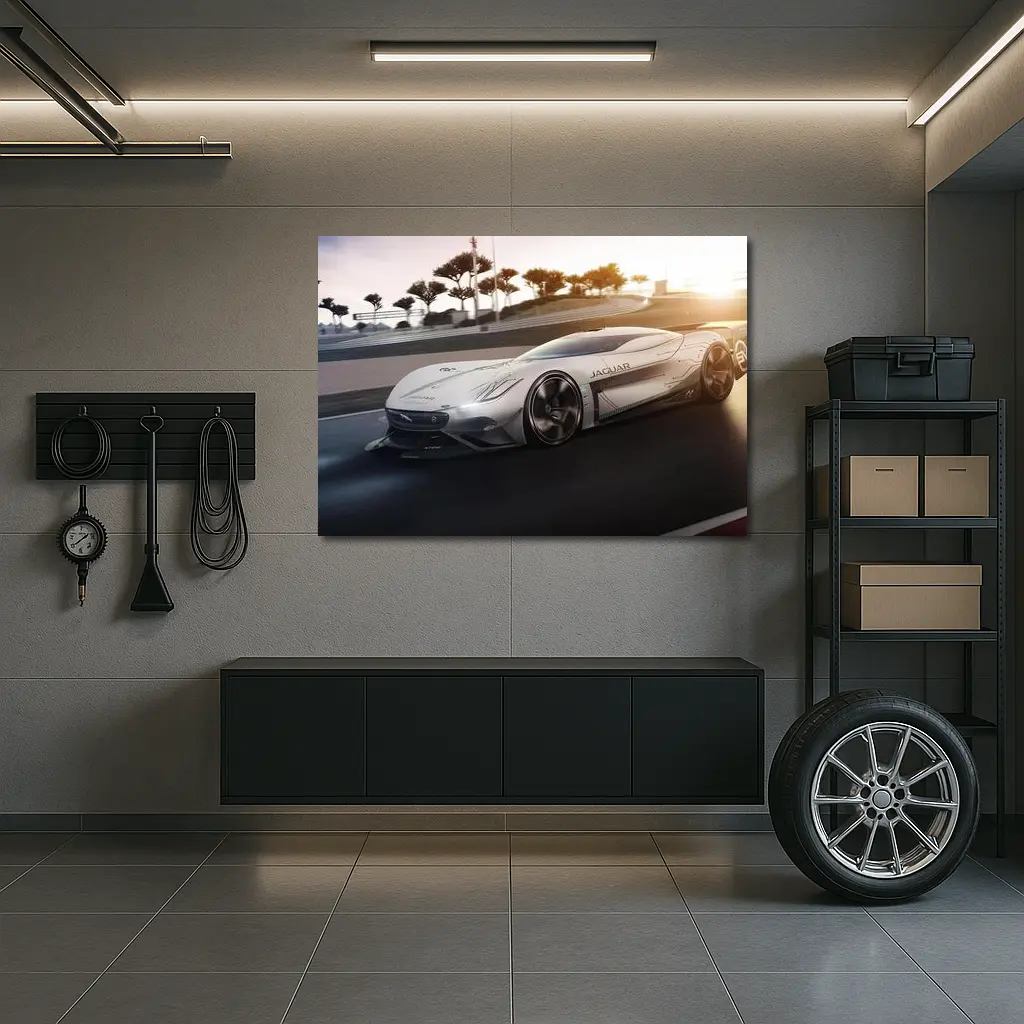 Jaguar Vision Gran Turismo SV Racing Track – Wall Art