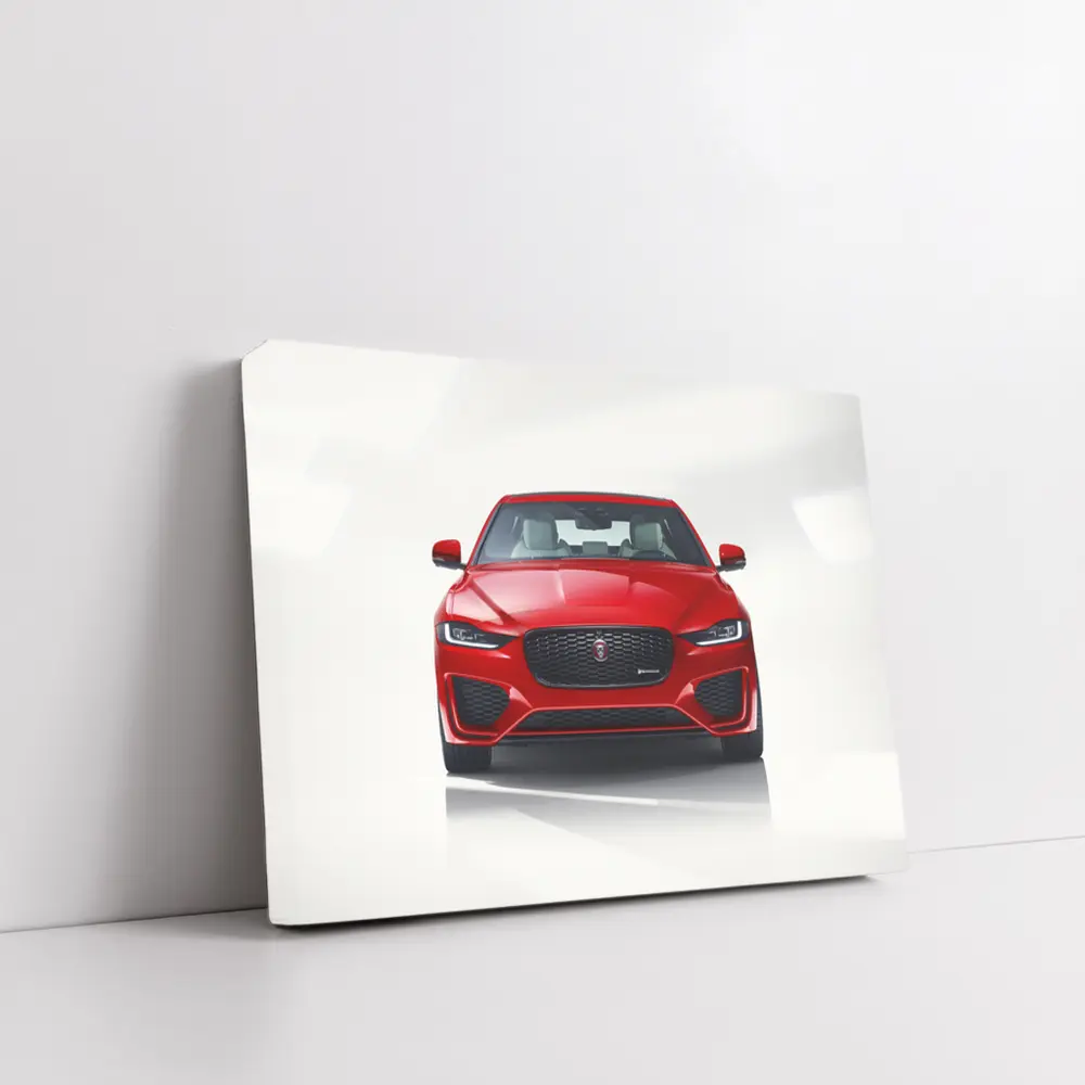 Jaguar XE R-Dynamic Red Front View – Wall Art