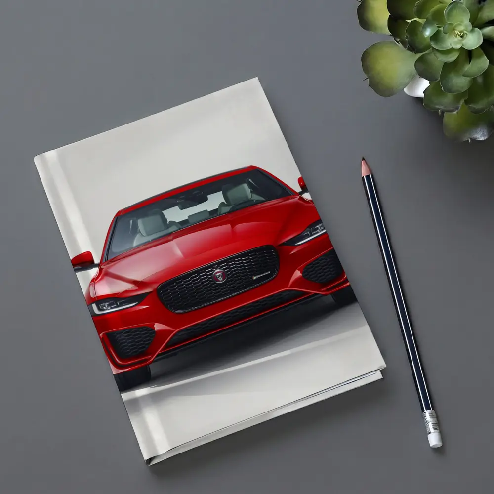 Jaguar XE R-Dynamic Red Front View – Notebooks