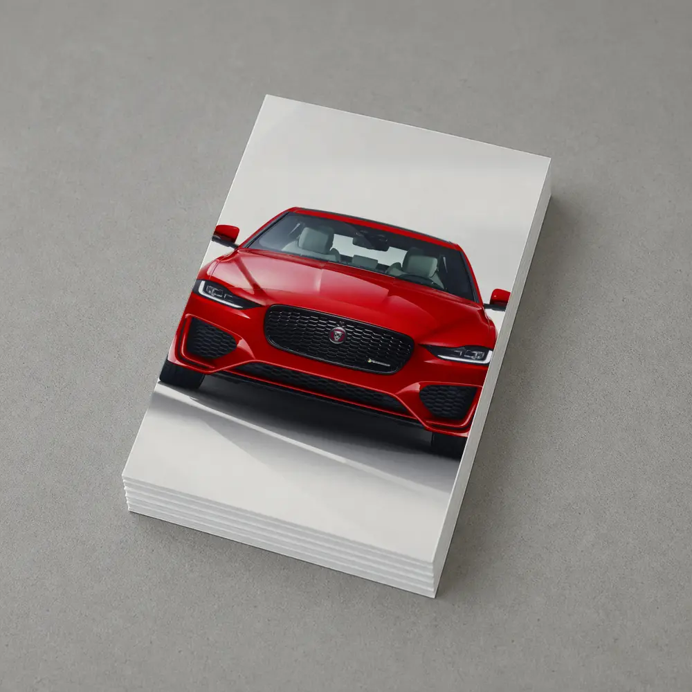 Jaguar XE R-Dynamic Red Front View – Postcards