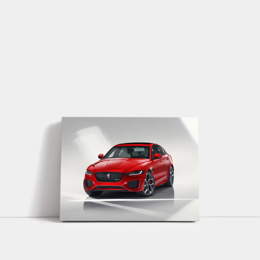 Jaguar XE R-Dynamic Red Sedan Studio – Wall Art