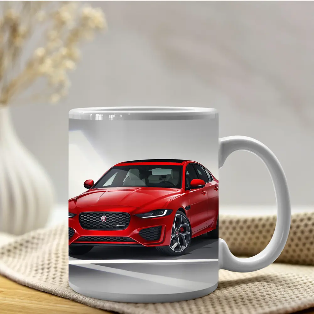 Jaguar XE R-Dynamic Red Sedan Studio – Mugs