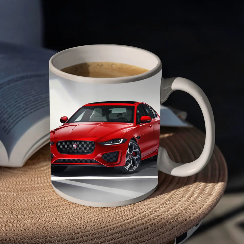 Jaguar XE R-Dynamic Red Sedan Studio – Mugs