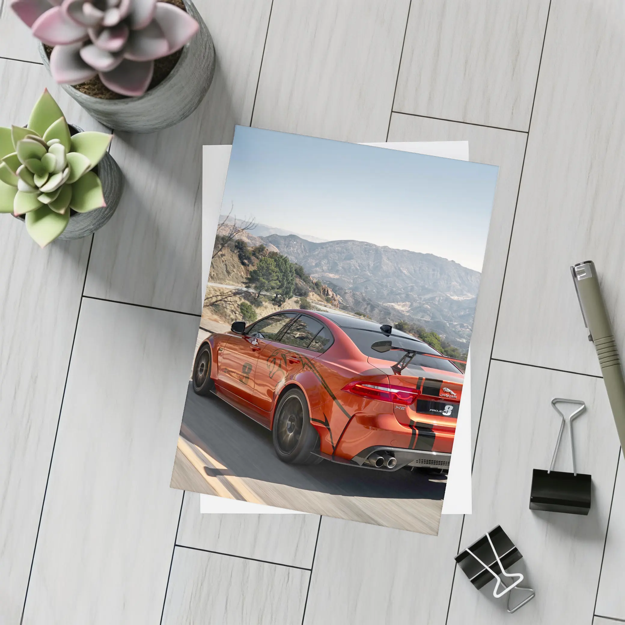 Jaguar XE SV Project Red Mountain Road – Postcards