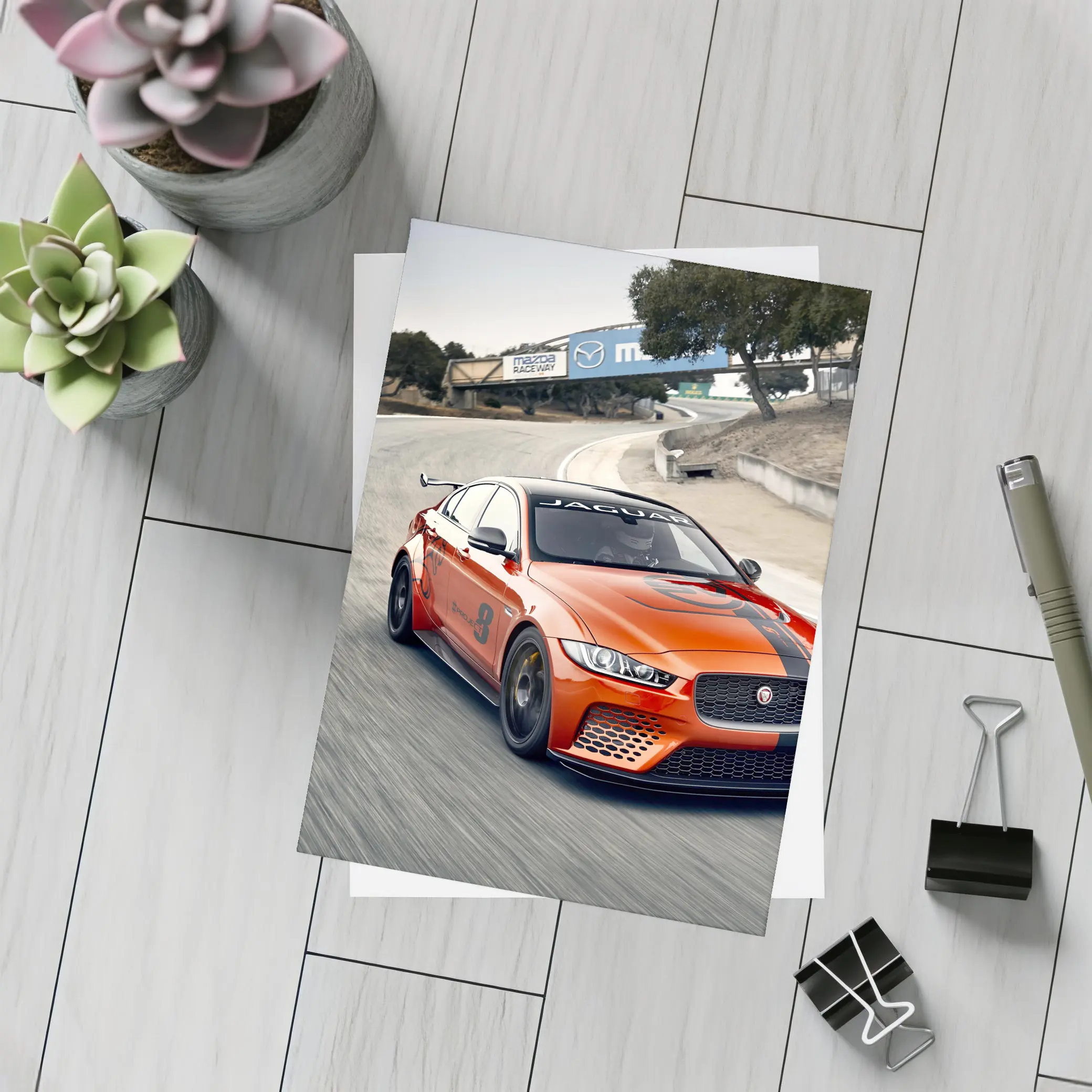 Jaguar XE SV Project Eight Race Track – Postcards