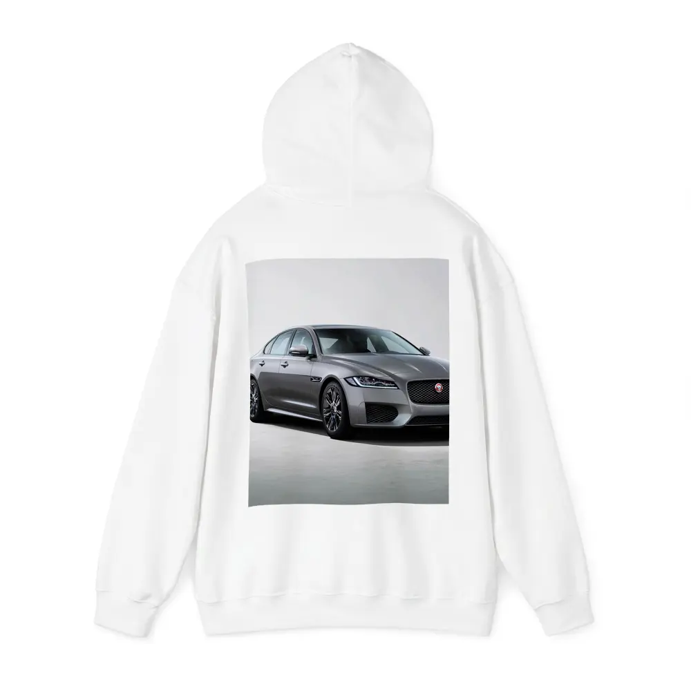 Jaguar XF Chequered Flag Gray Studio Shot – Hoodies