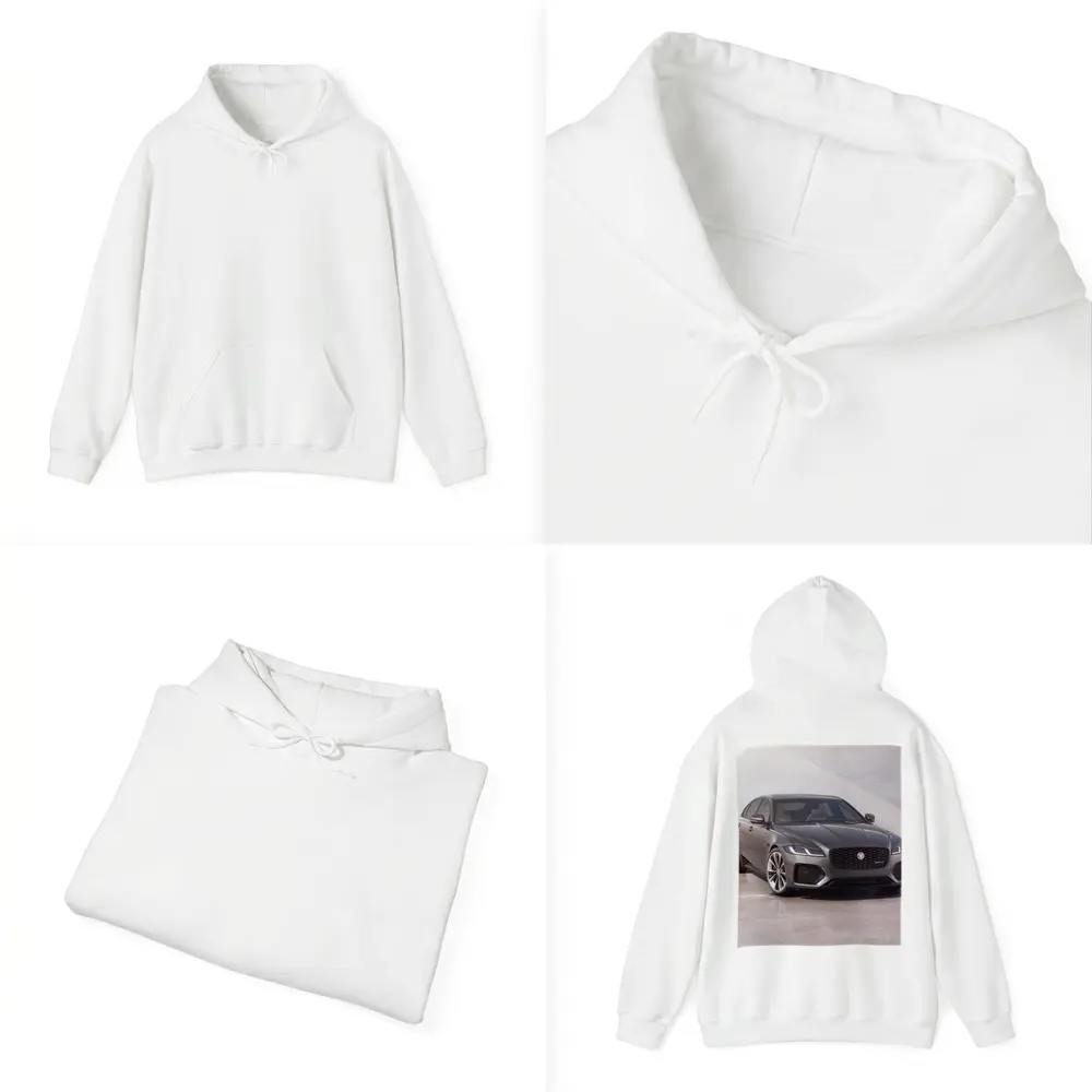 Jaguar XF Sedan Gray Studio Setting – Hoodies