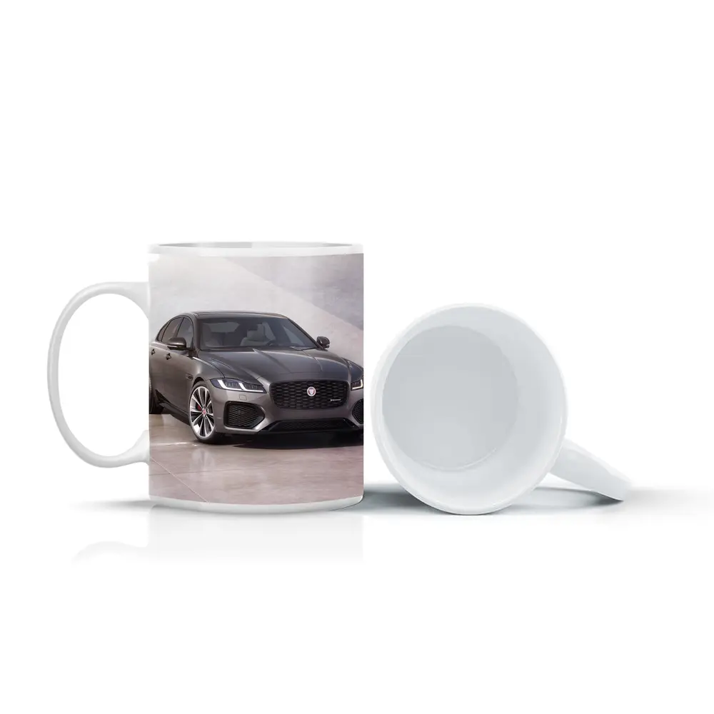 Jaguar XF Sedan Gray Studio Setting – Mugs