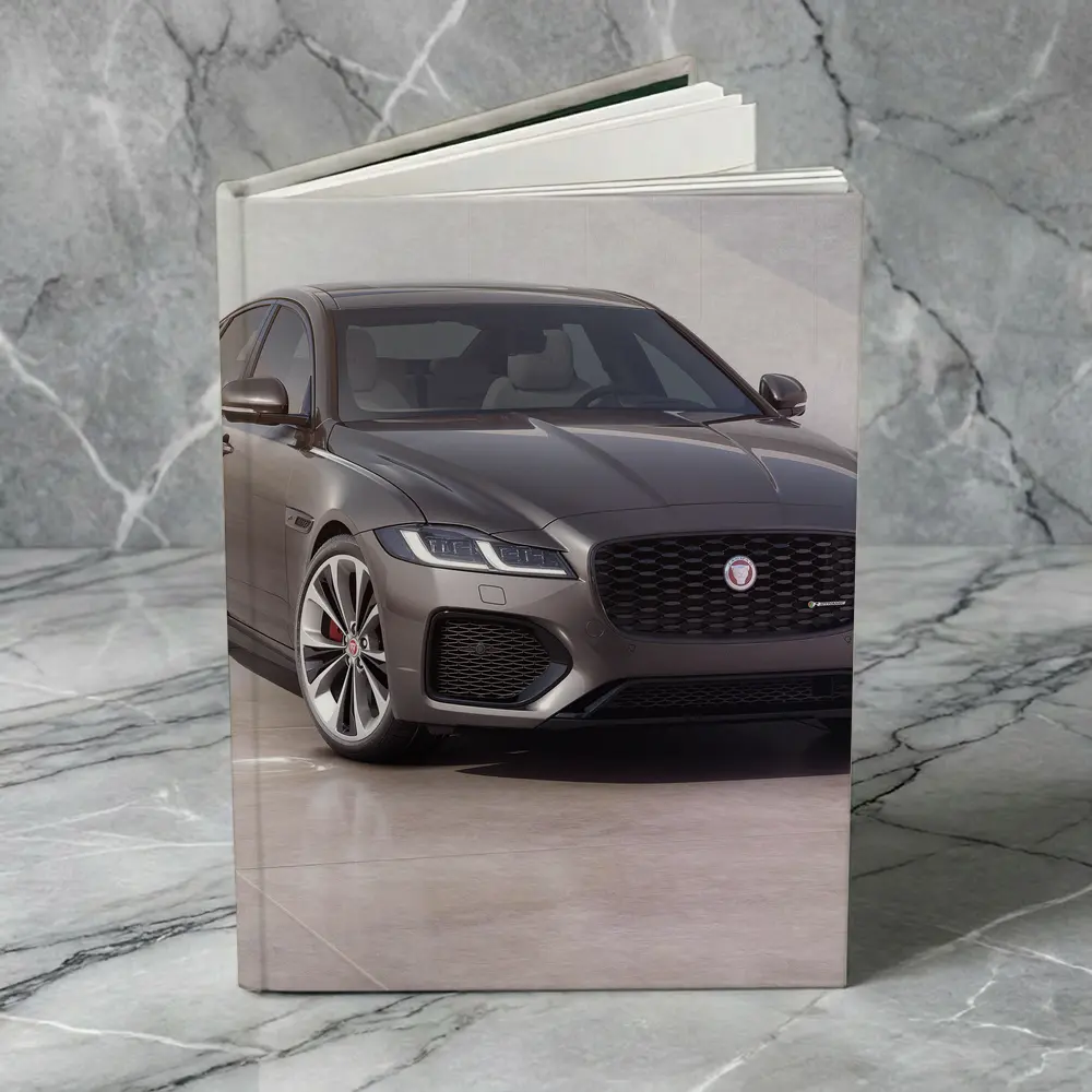 Jaguar XF Sedan Gray Studio Setting – Notebooks